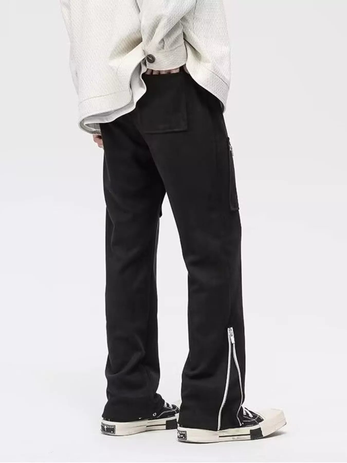 Men's Plus Size Zipper Pocket Relaxed Fit Pants