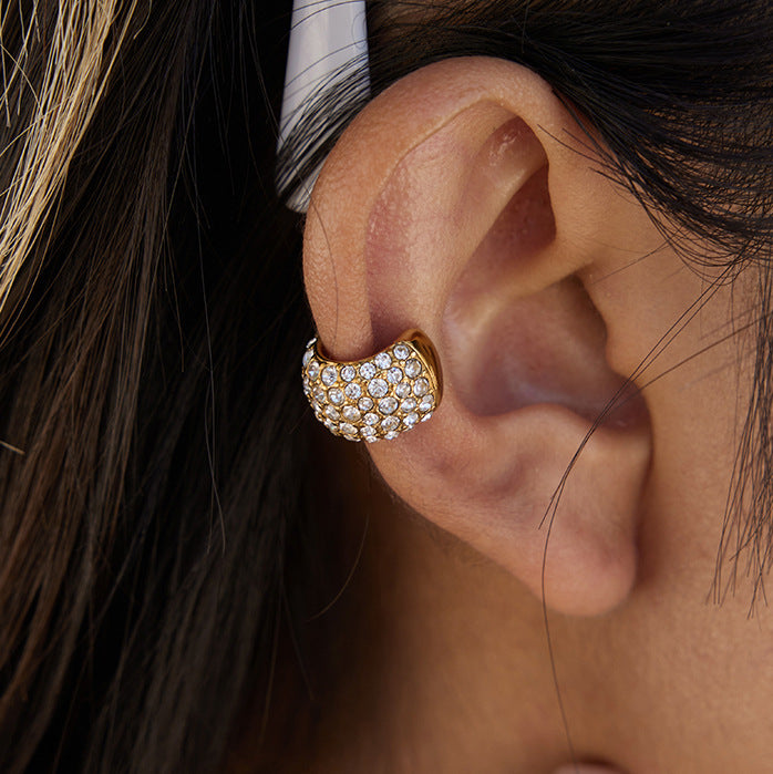 Pave Ear Cuff Earrings Collection