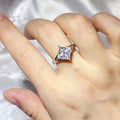 3 Carat 925 Sterling Silver Moissanite Ring