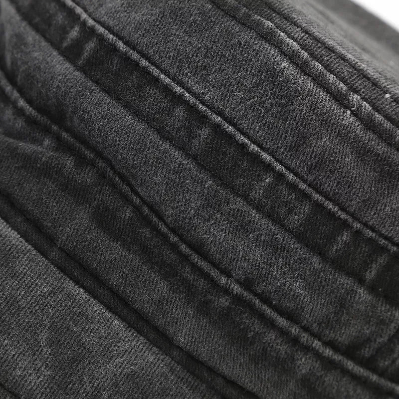 Vintage Washed Cotton Military Cadet Hat