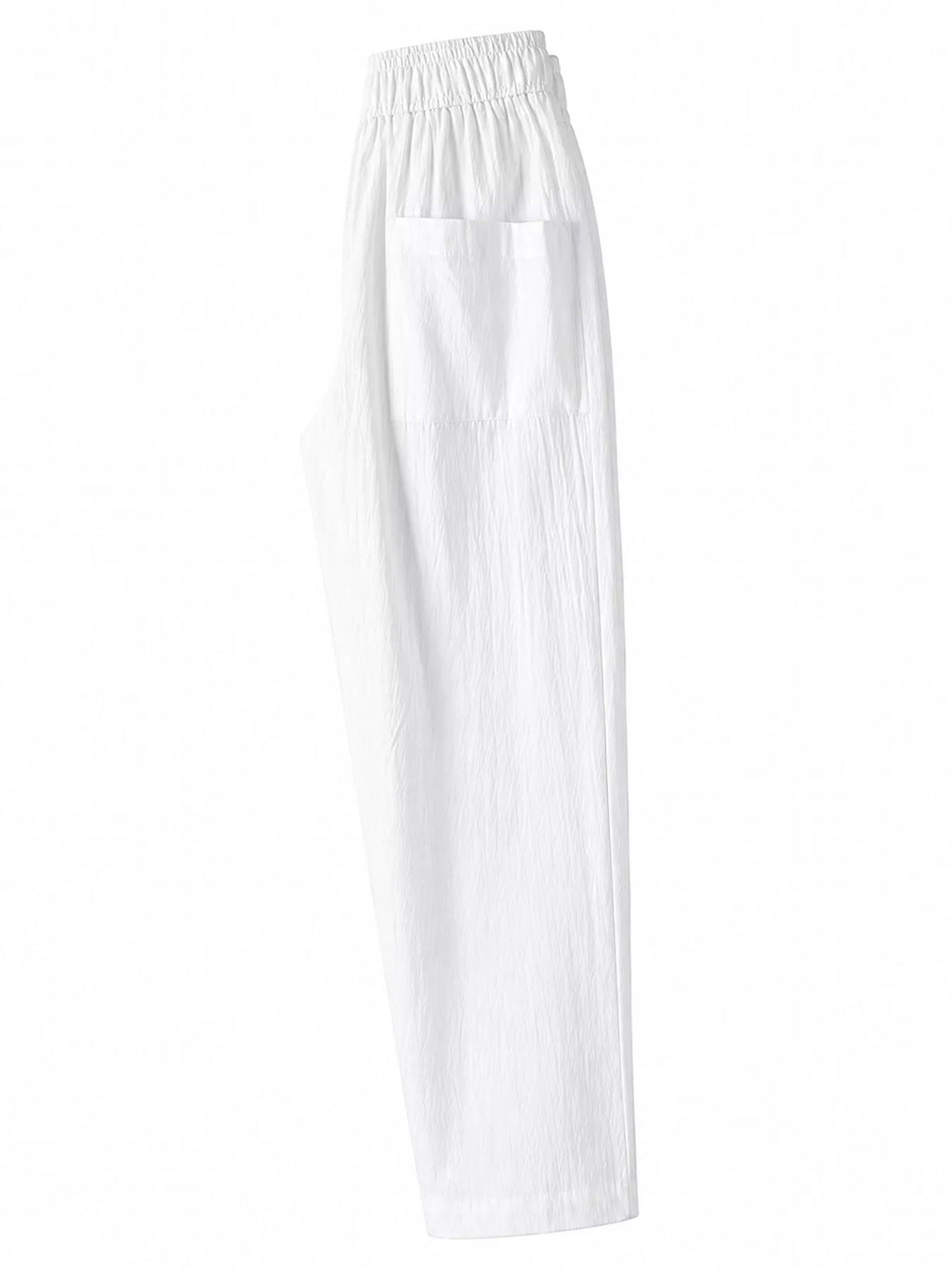 Full Size High-Waisted Elastic Loose Harem Pants Plus Size