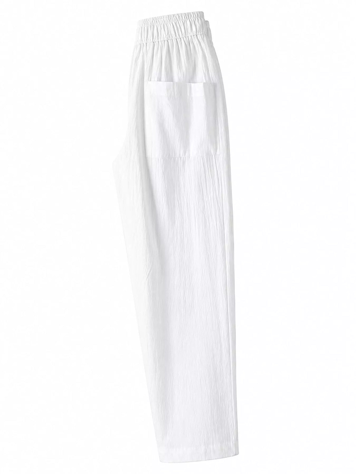 Full Size High-Waisted Elastic Loose Harem Pants Plus Size