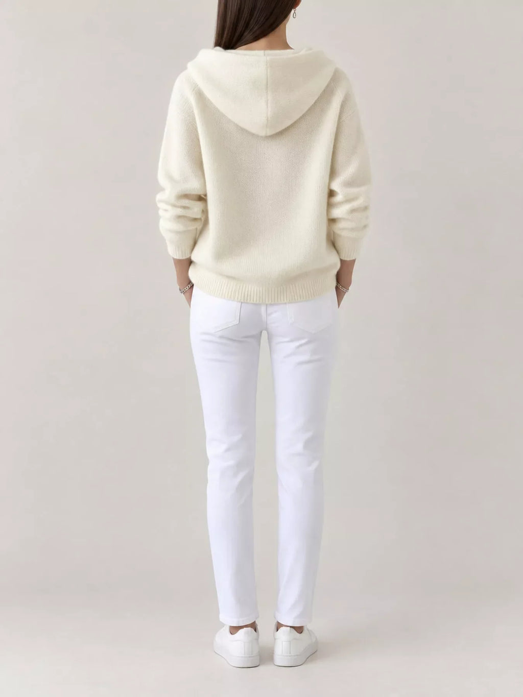 Full Size Hooded Button-Down Knit Cardigan Plus Size