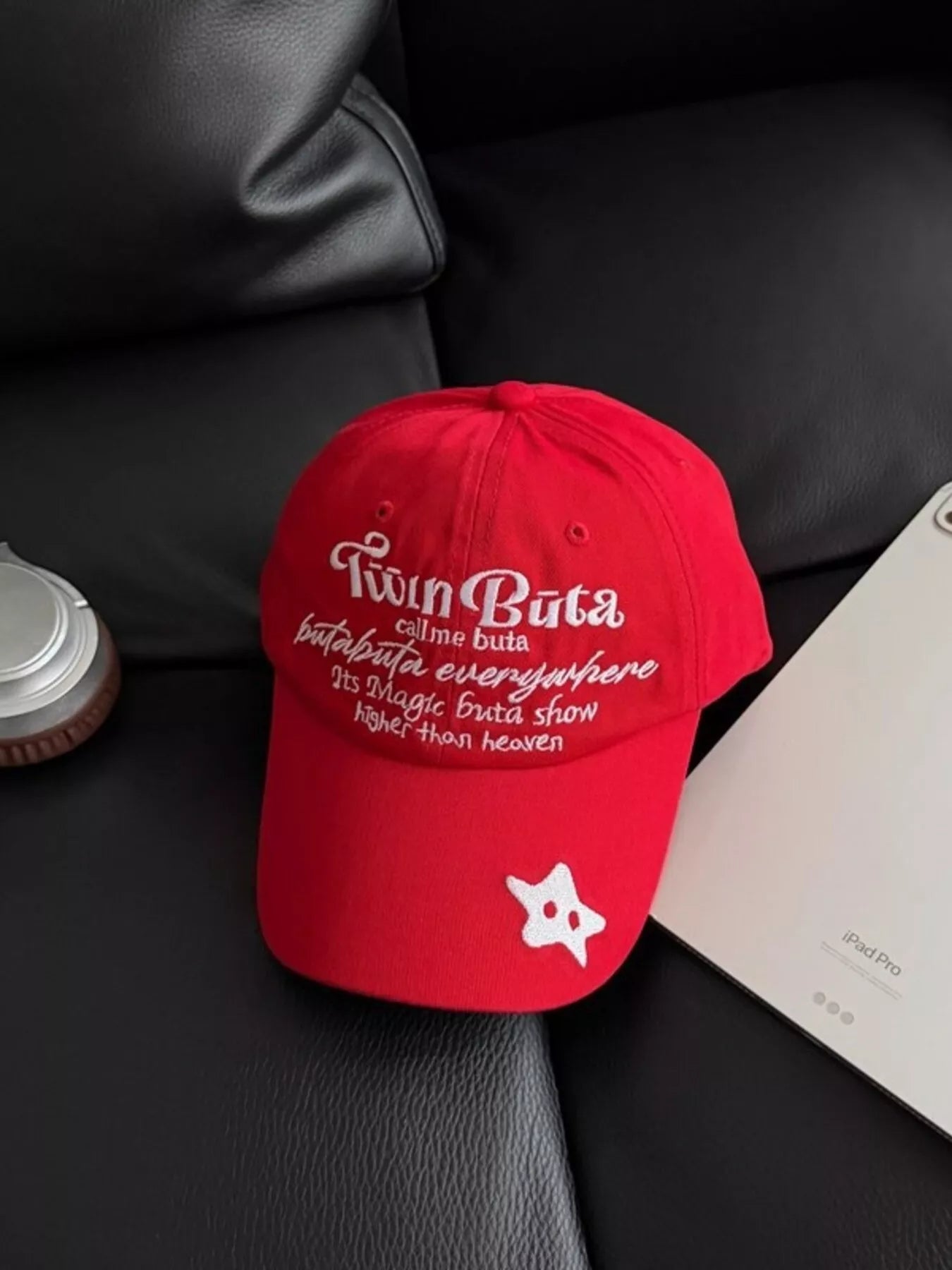 Embroidered Letter Baseball Cap
