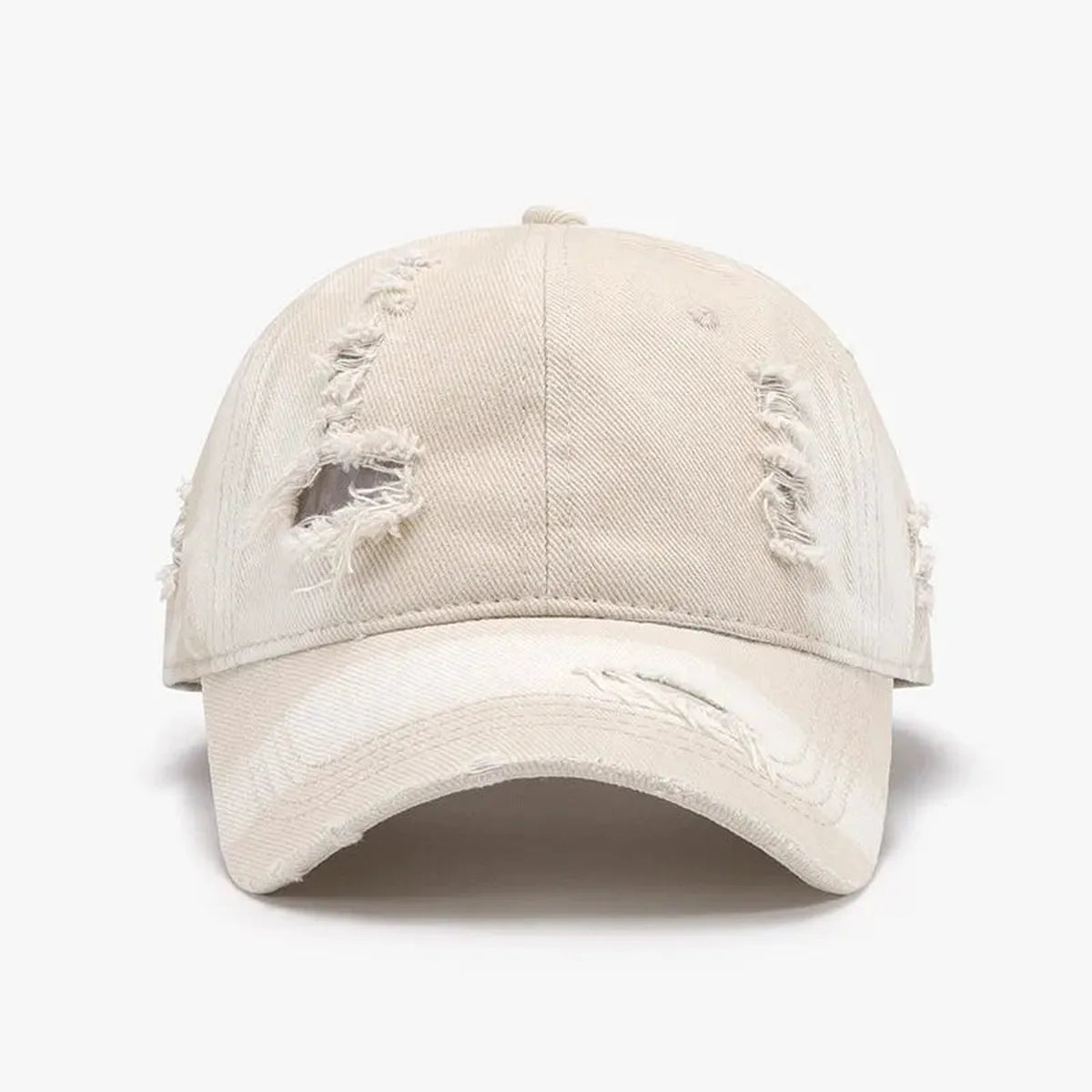 Distressed Washed Cotton Baseball Cap