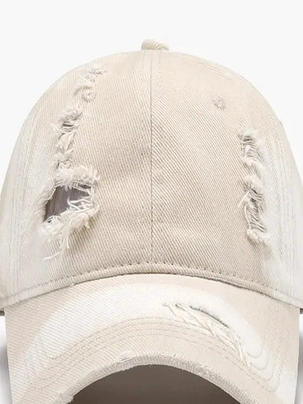 Distressed Washed Cotton Baseball Cap