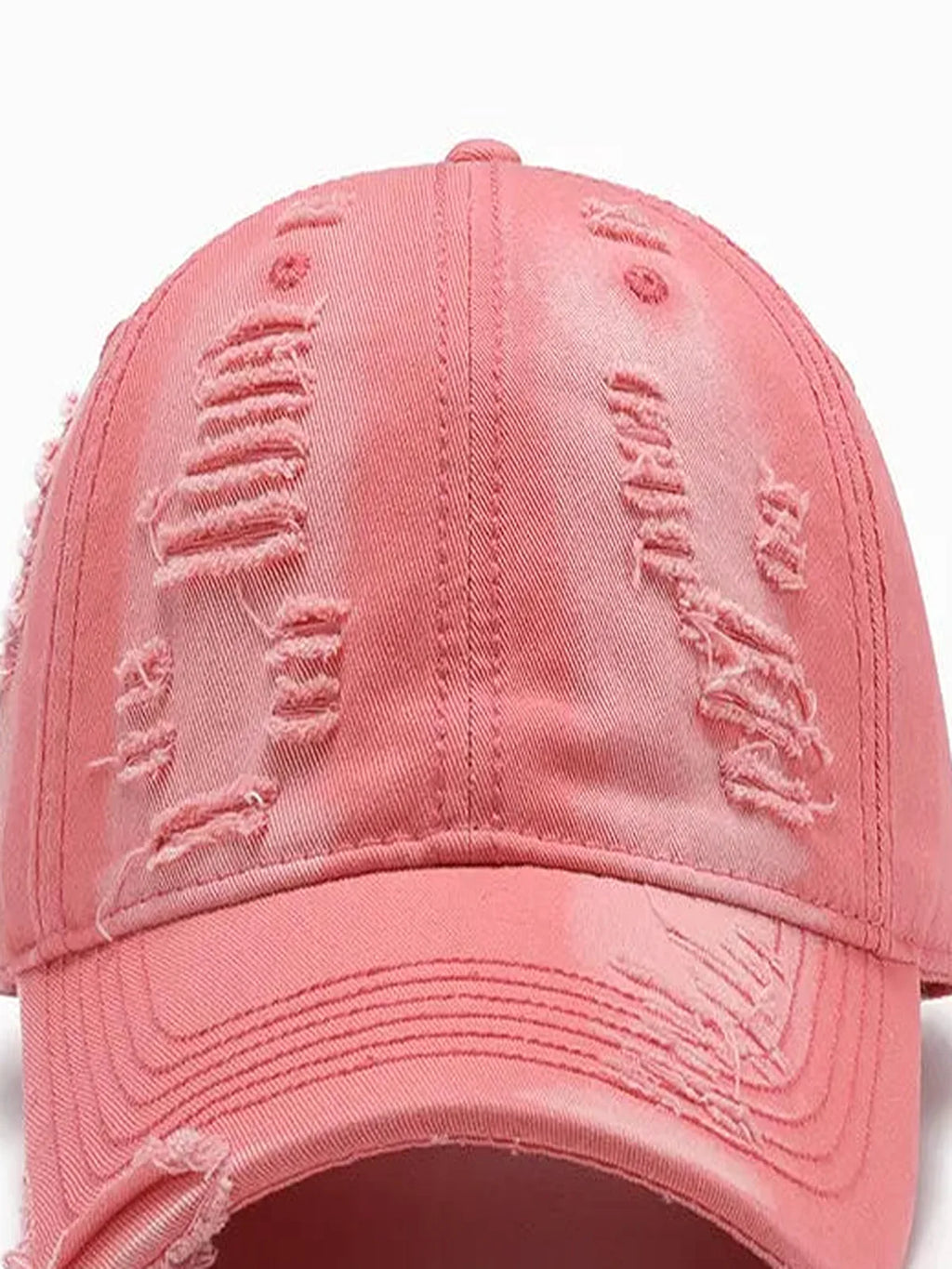 Distressed Cotton Adjustable Dad Baseball Cap