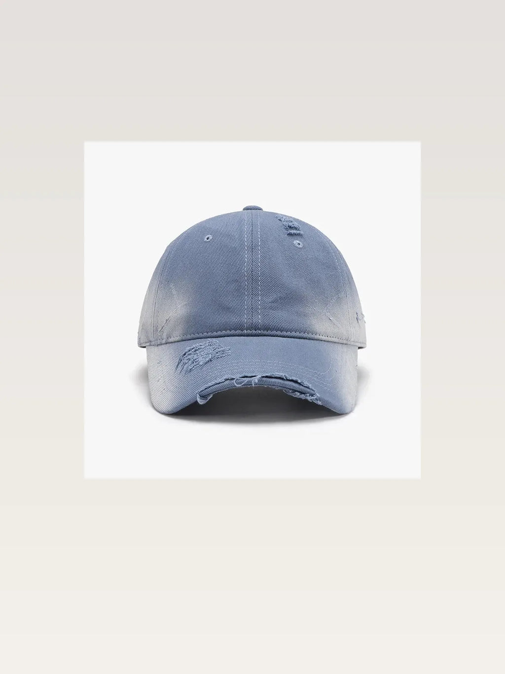 Distressed Adjustable Cotton Baseball Hat