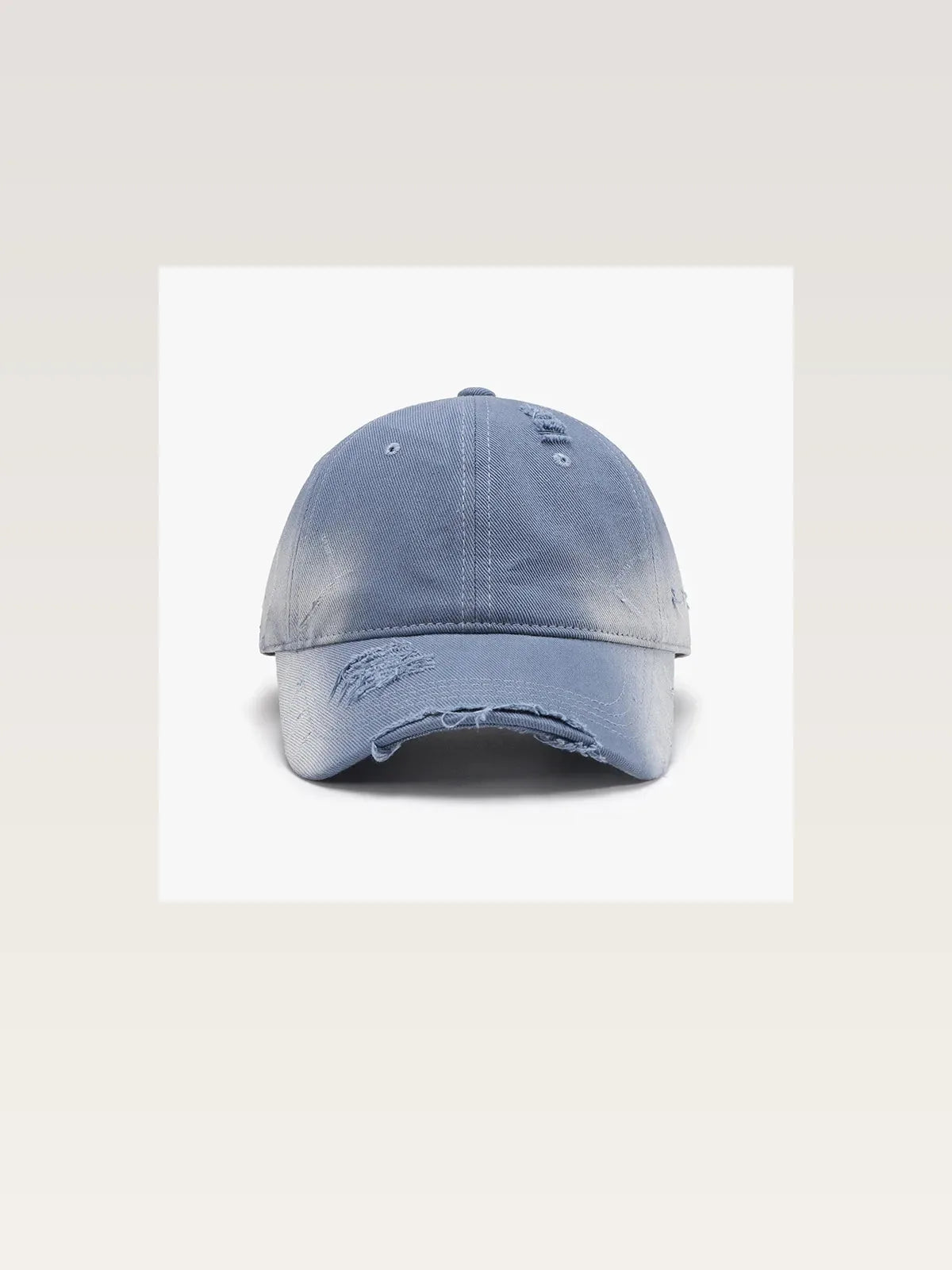 Distressed Adjustable Cotton Baseball Hat