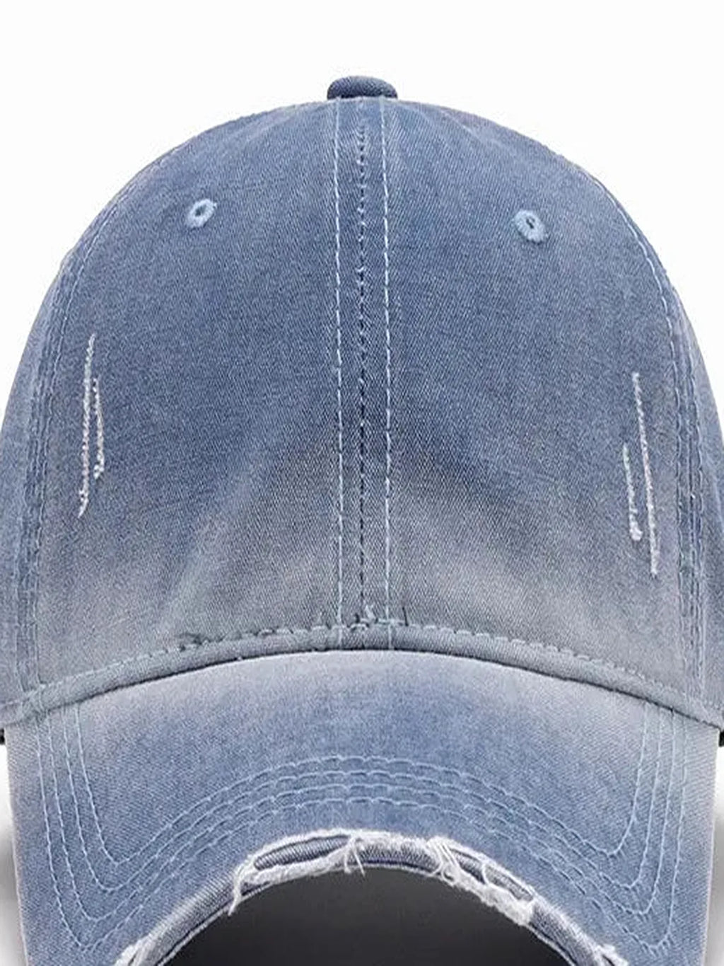 Distressed Washed Adjustable Cotton Baseball Cap