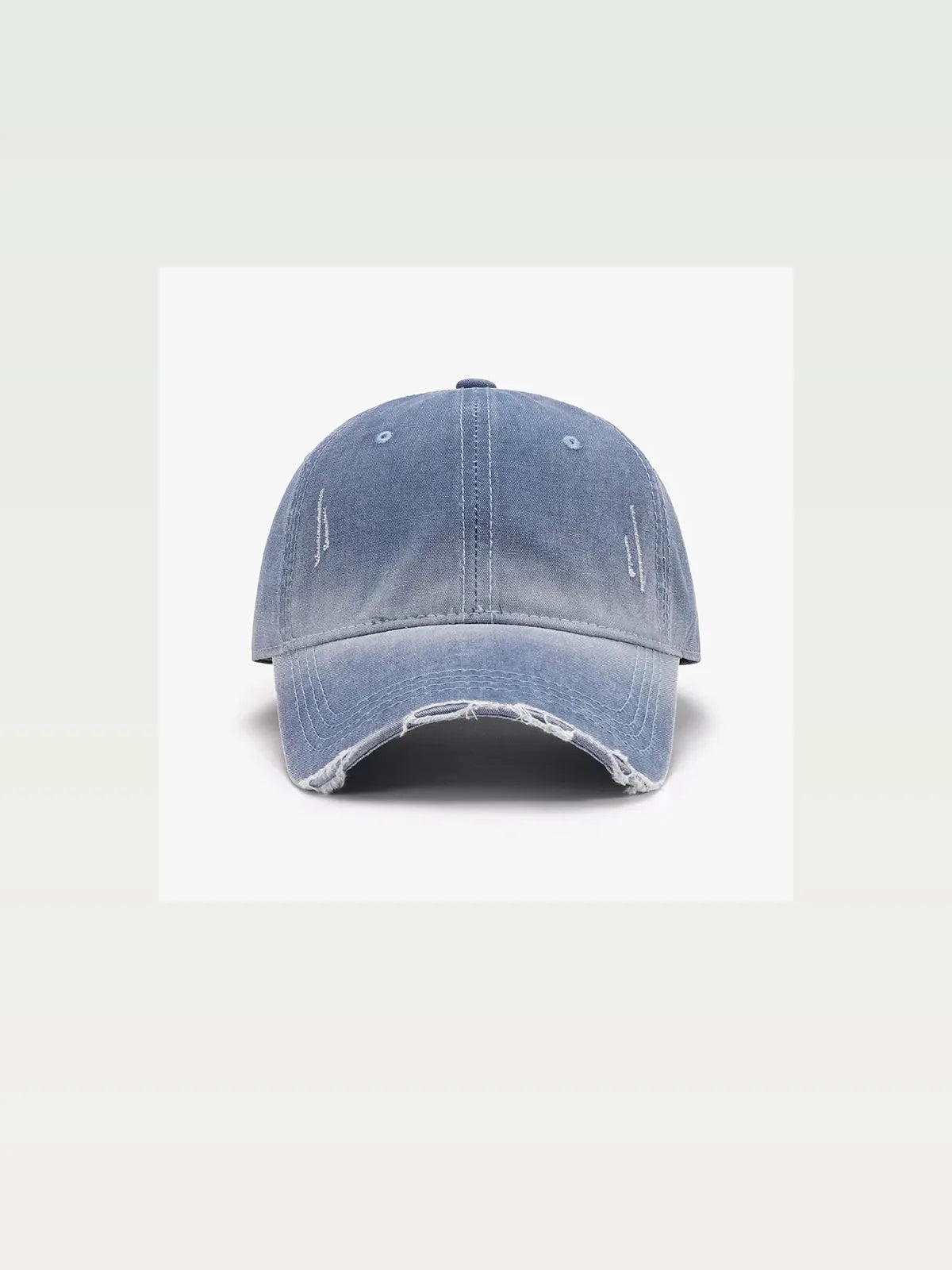 Distressed Washed Adjustable Cotton Baseball Cap