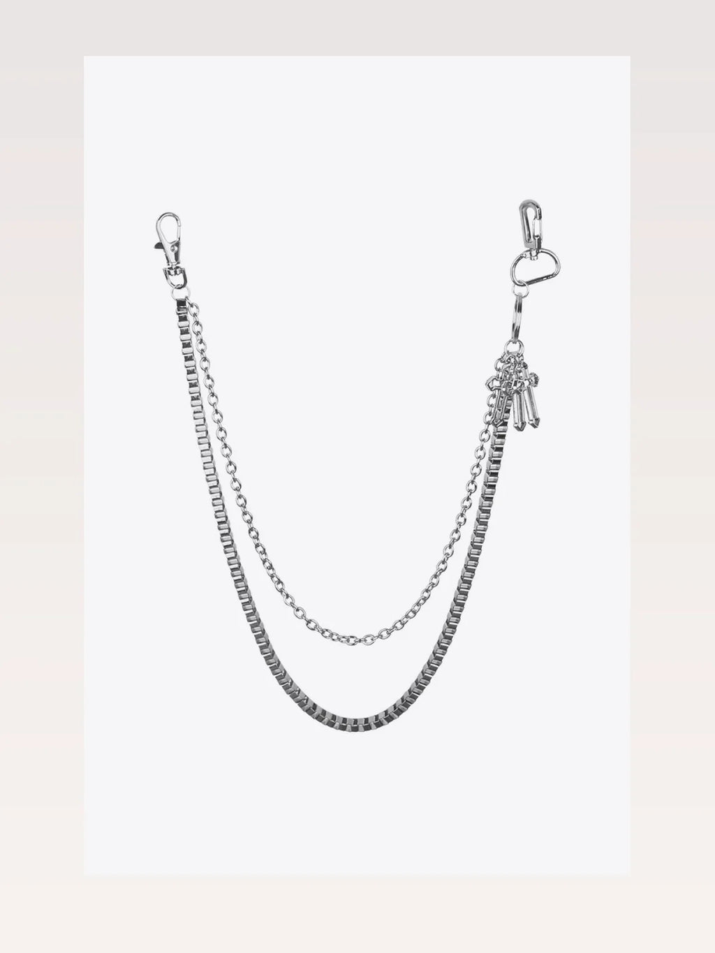 Double-Layered Cross Waist Chain