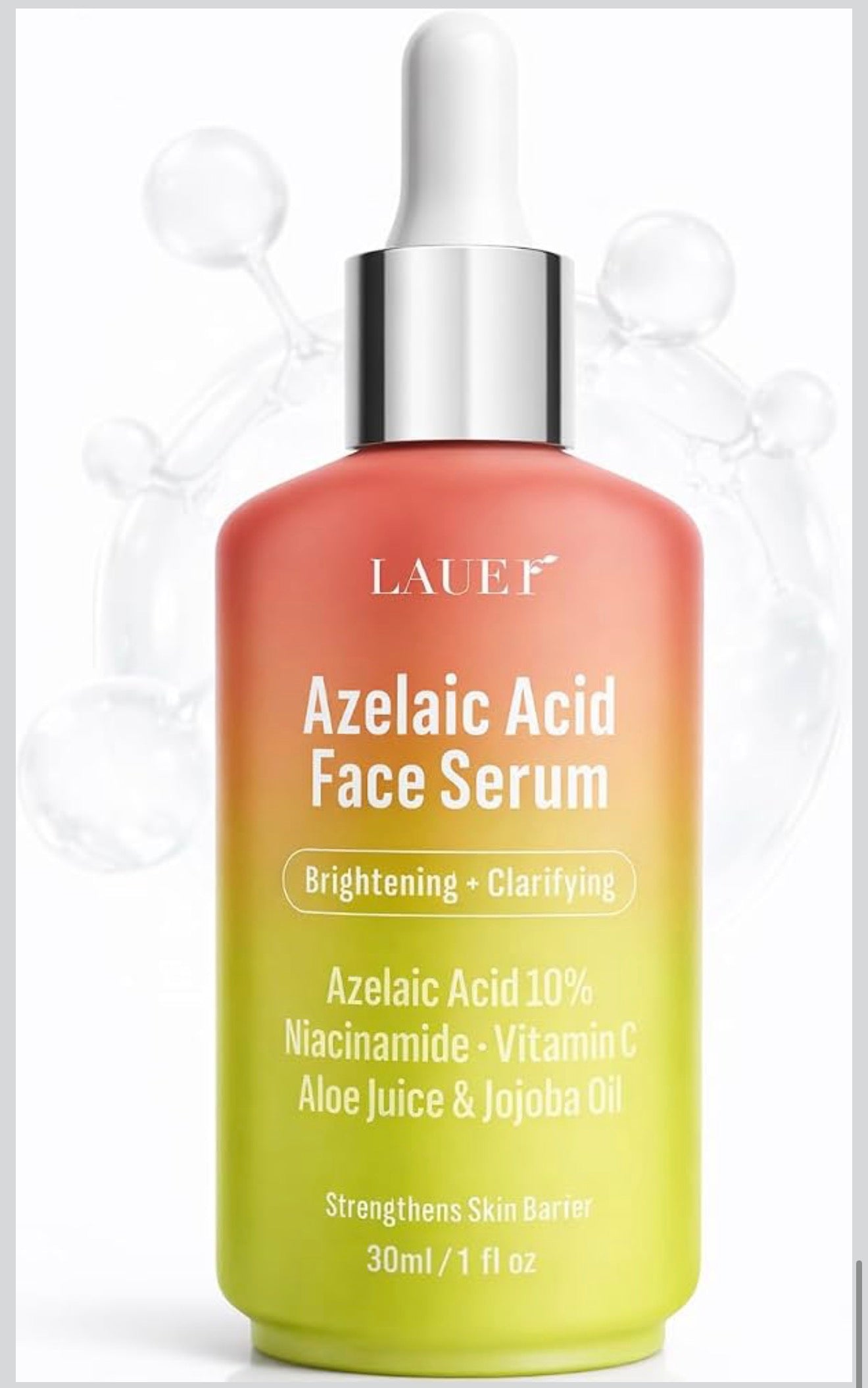 Azelaic Acid Face Serum 10%, 30 ml / 1 fl oz, EXP 09/28/2028