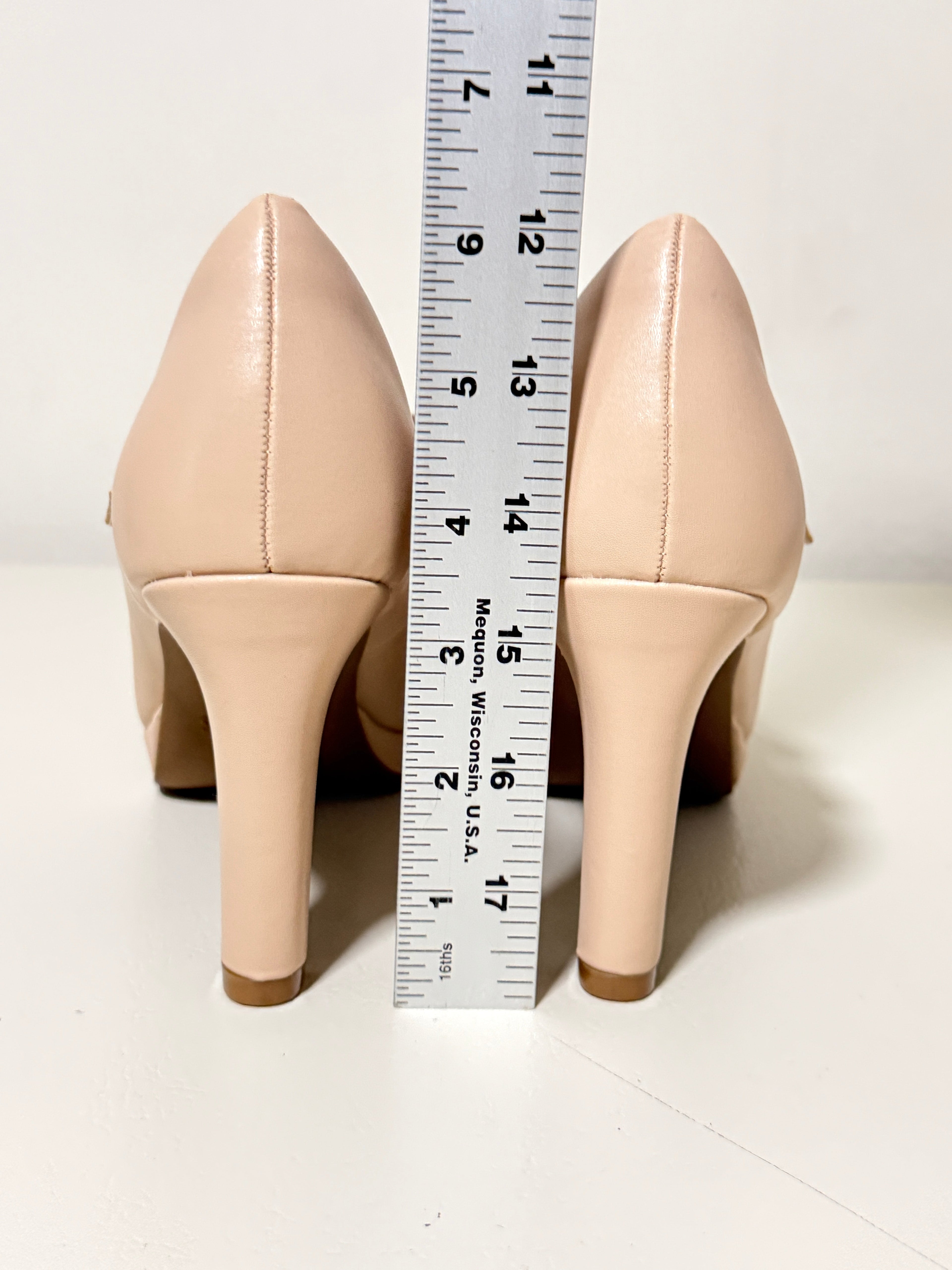 DREAM PAIRS Mary Jane Platform Pumps, Nude, US 8, 2.95 in Heel, SDPU2425W