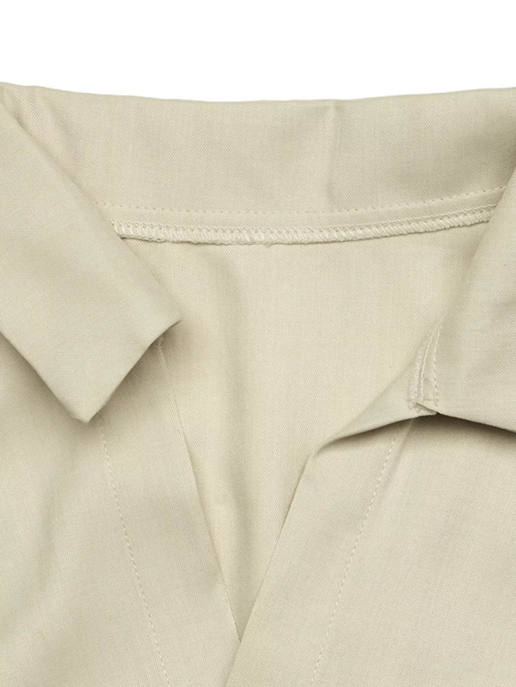Pleated Button Detail Long Sleeve Shirt Dress
