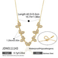 Butterfly Zircon Necklace