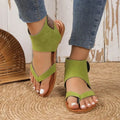 Casual Ankle Strap Flat Sandals