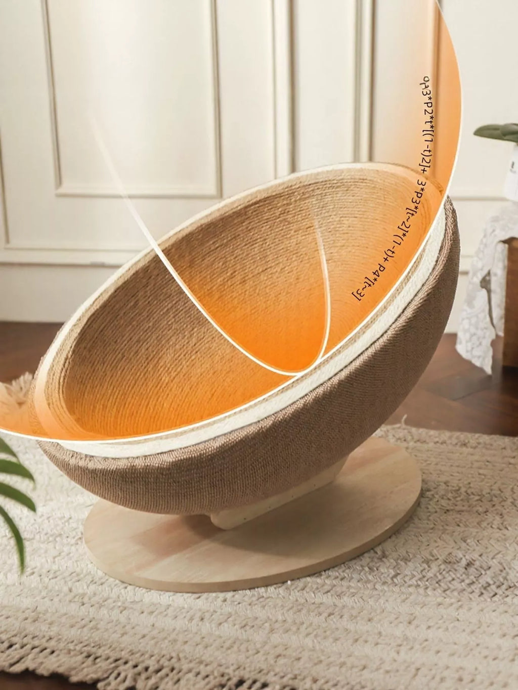Cat Nest with Hemp Rope Scratcher