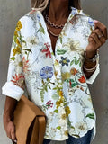 Floral Print Button-Down Shirt