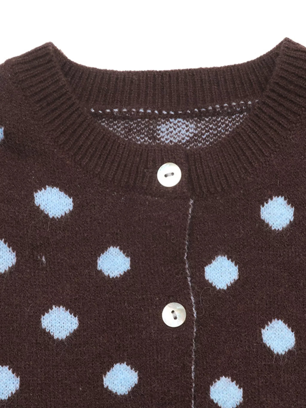 Polka Dot Button Up Cardigan