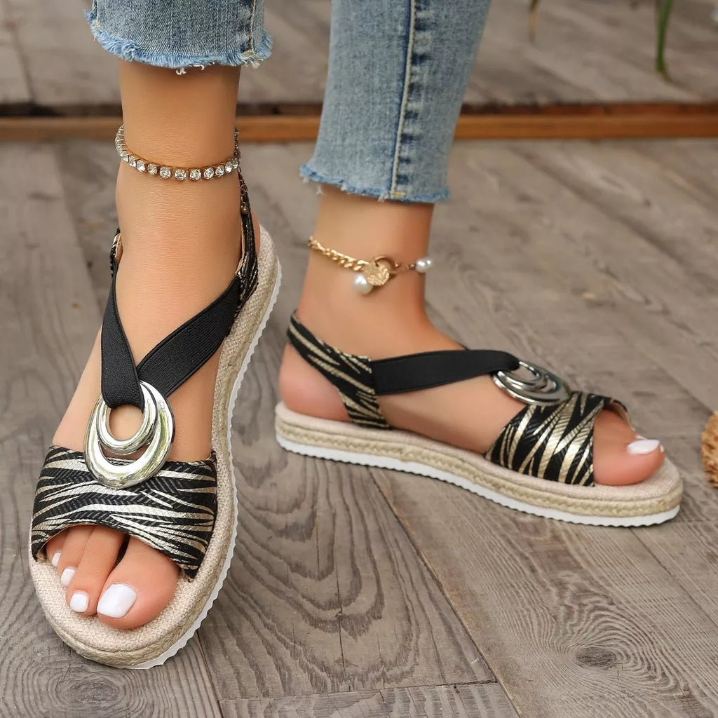 Ankle Strap Espadrille Sandals