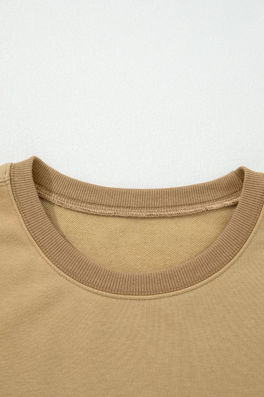 Star Patch Crew Neck Sweatshirt