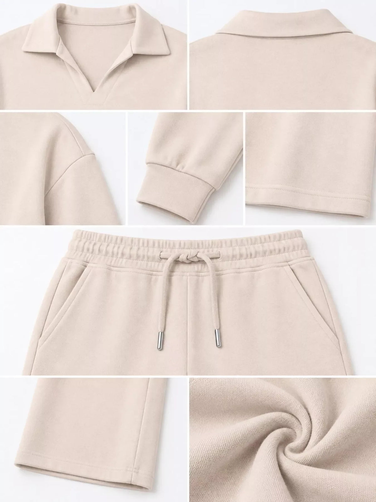 Dropped Shoulder Top and Pants Set