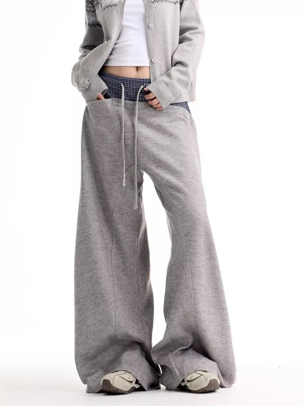 Men's Wide Leg Drawstring Pants