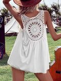 Crochet V-Neck Tank Top