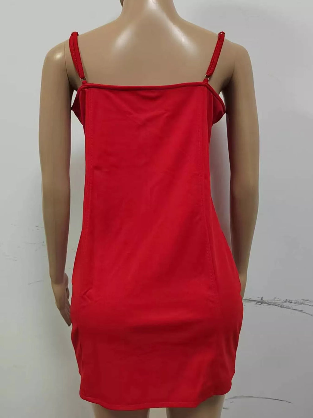 Full Size Zip-Front Bodycon Mini Dress Plus Size