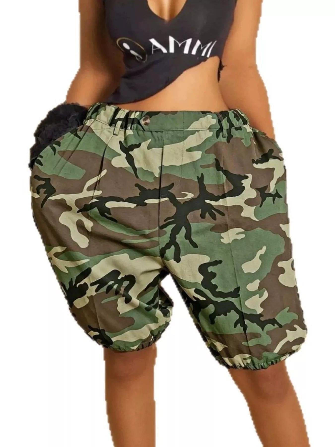 Camouflage Cargo Shorts
