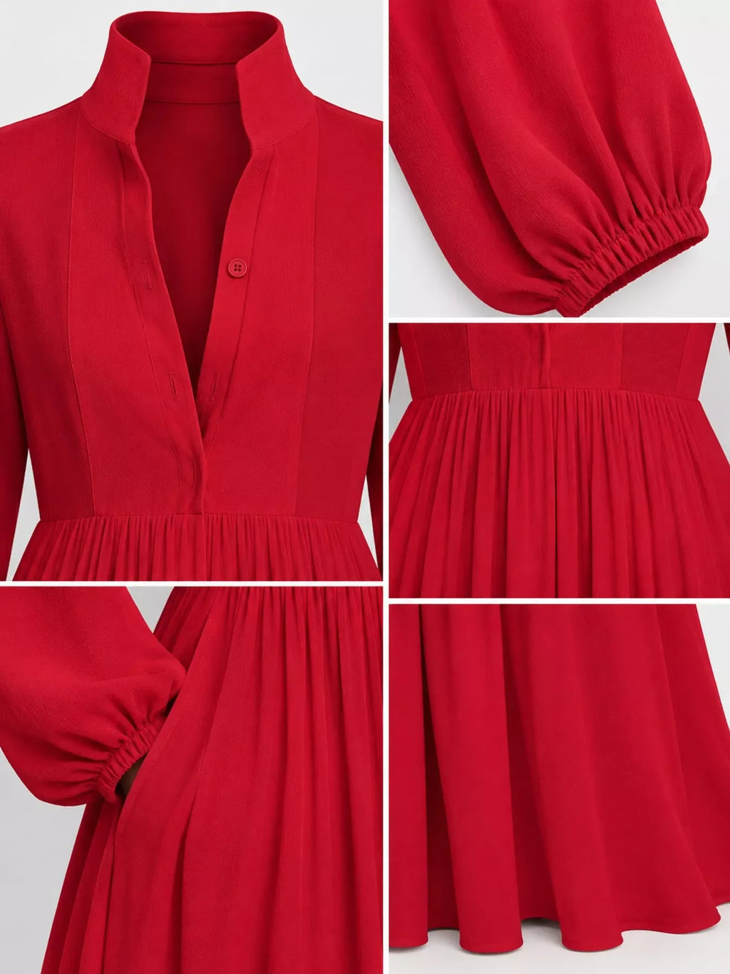 Full Size Long-Sleeve Button Front Maxi Dress Plus Size