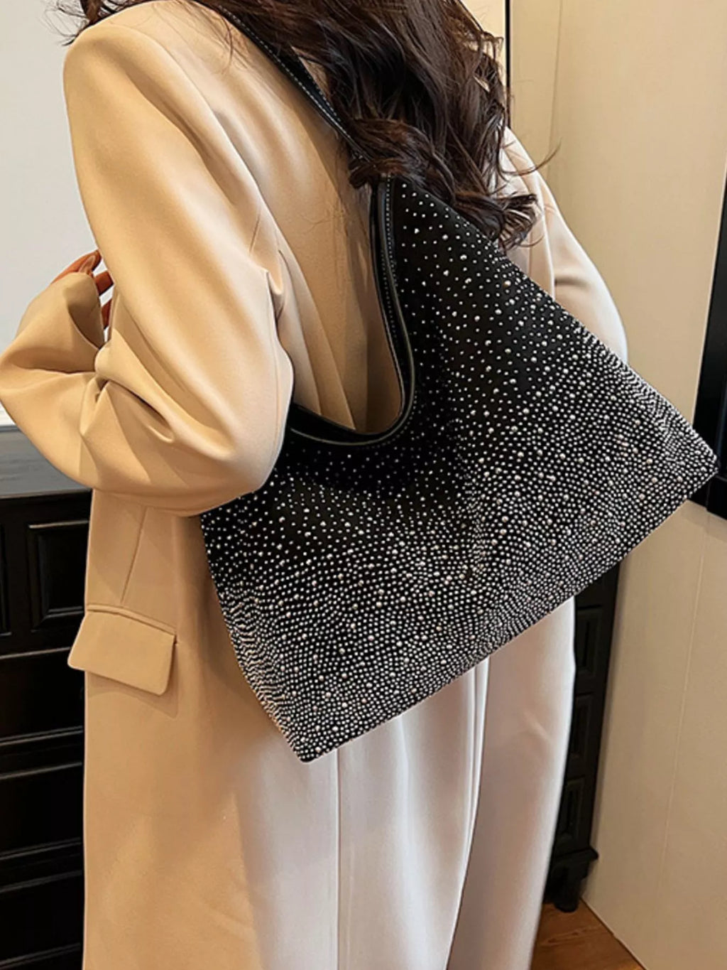 Rhinestone Tote Bag
