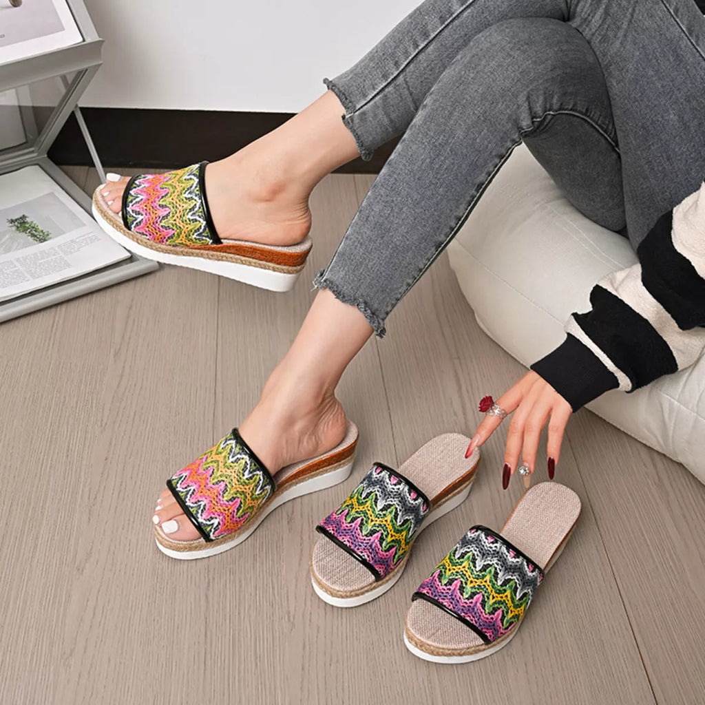 Open Toe Wedge Sandals