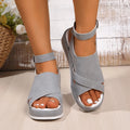 Platform Ankle Strap Comfort Sandals