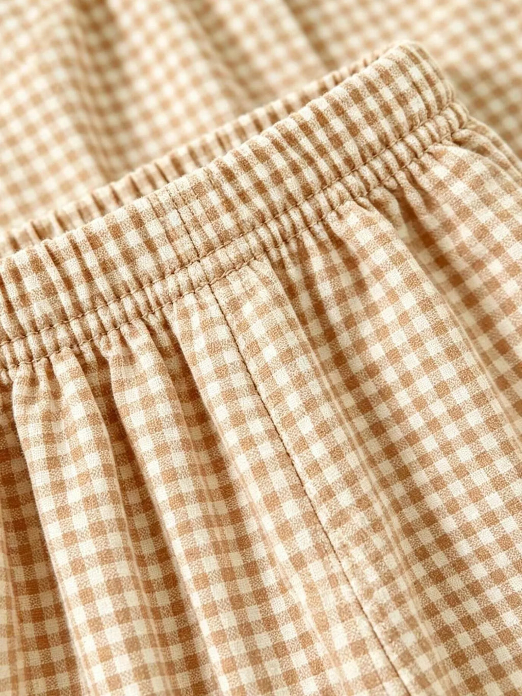 Children's Ruffled Plaid Top and Pants Set