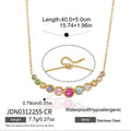 Color Zircon Necklace Collection