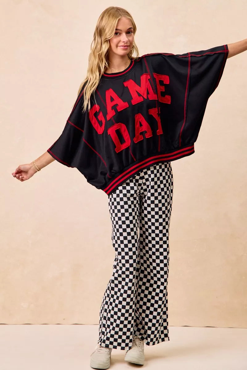 Gameday Checkered Print Pants