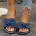 Bow Tie Flat Sandals