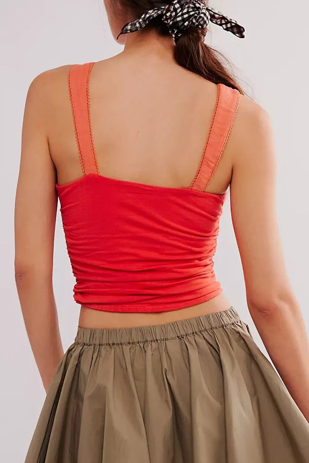 Square Neck Wide Strap Cami