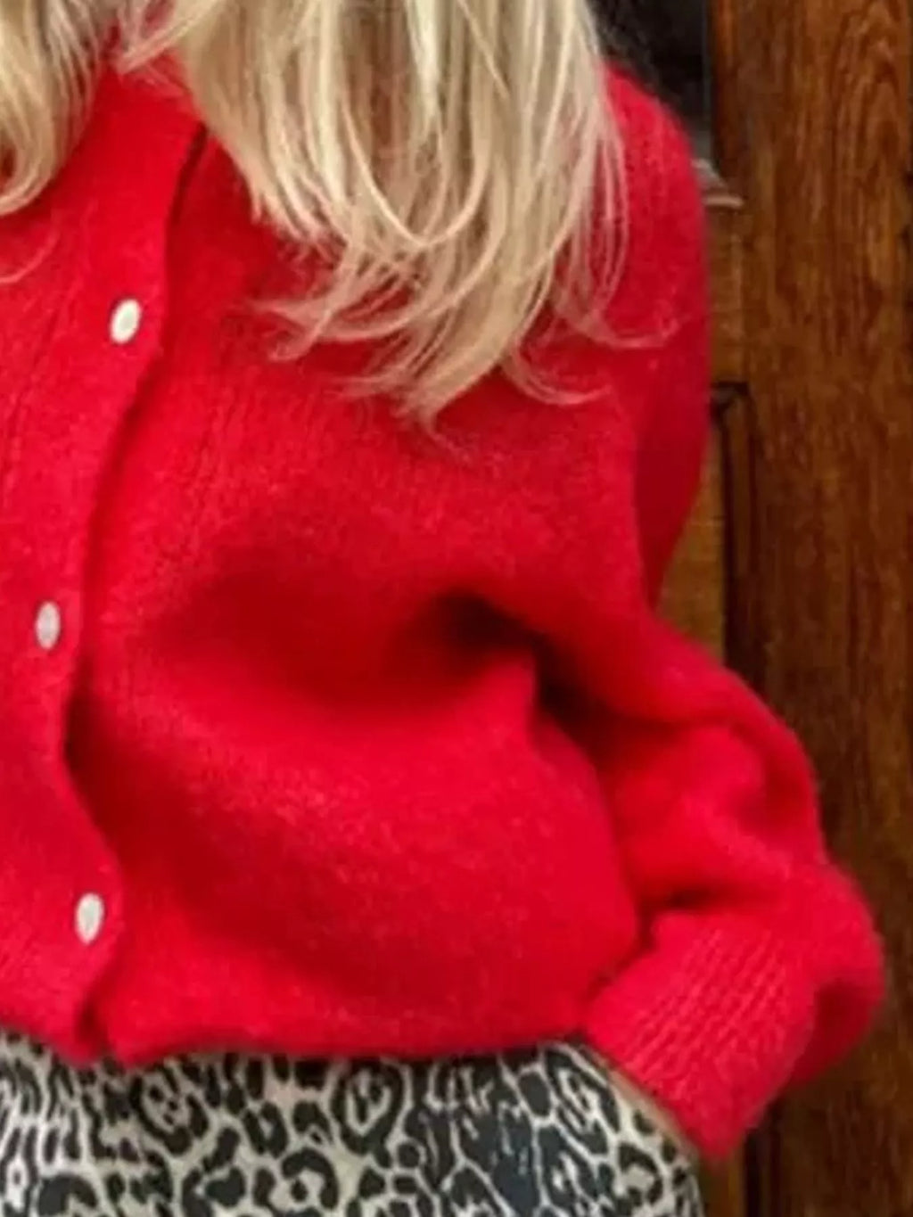Button Up Long Sleeve Cardigan