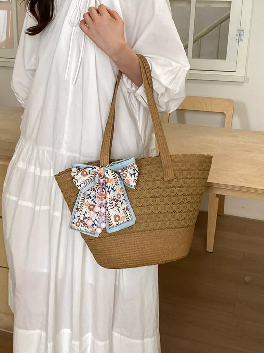 Straw Woven Shoulder Bag