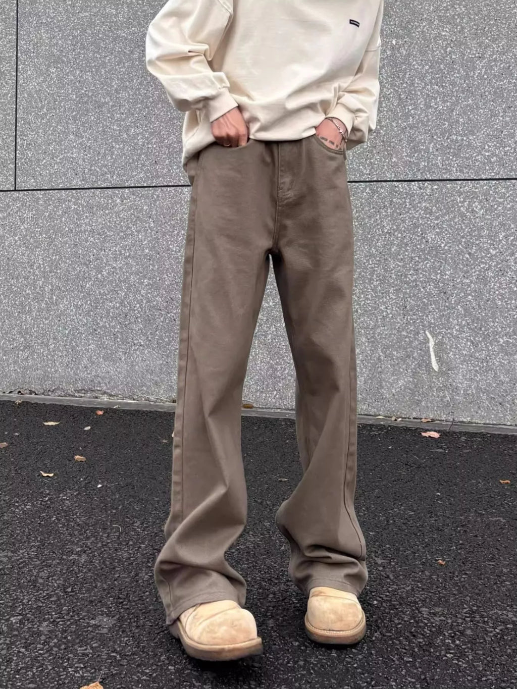 Men's Plus Size Comfortable Wide-Leg Casual Pants