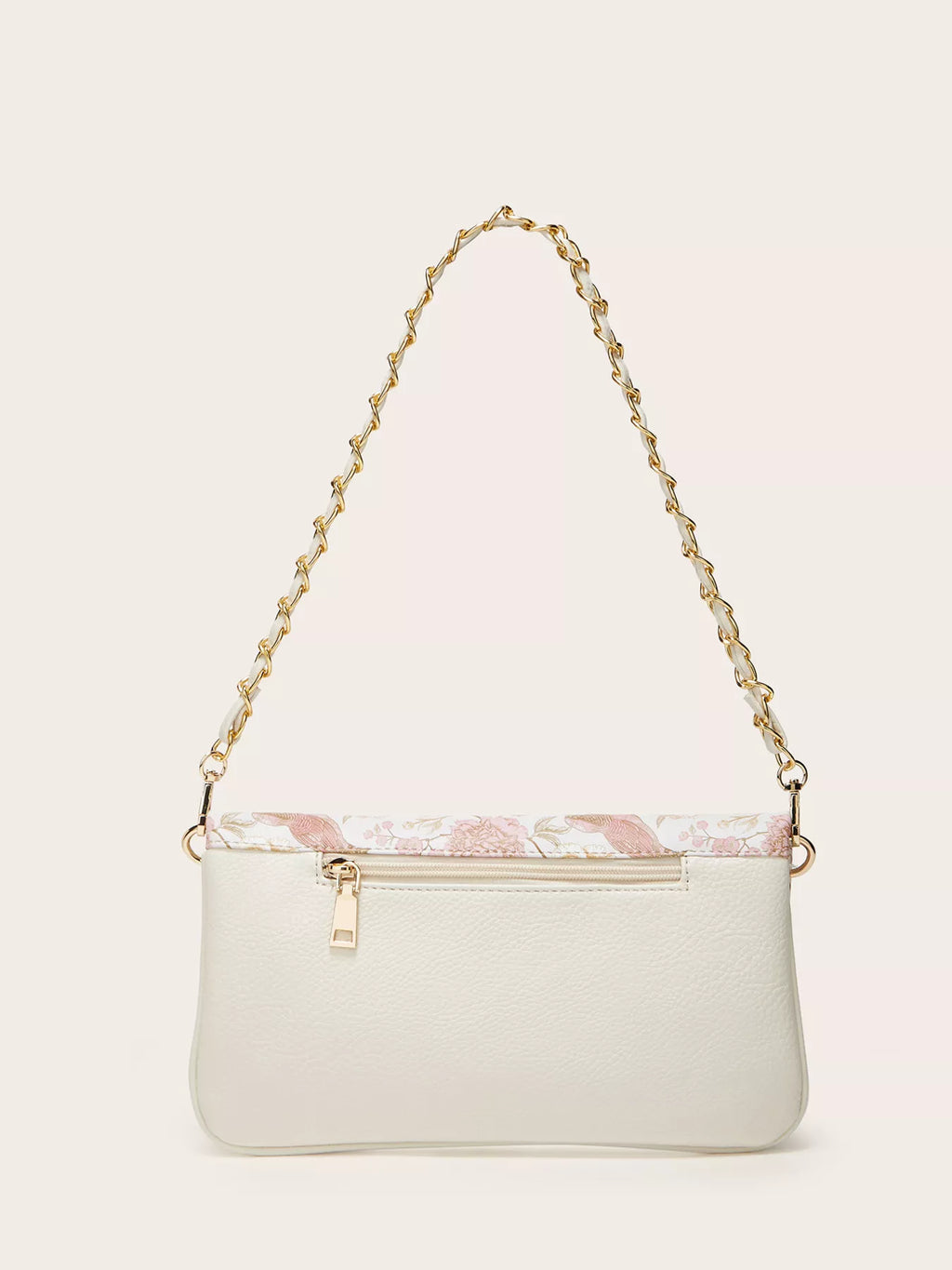Floral Chain Shoulder Bag