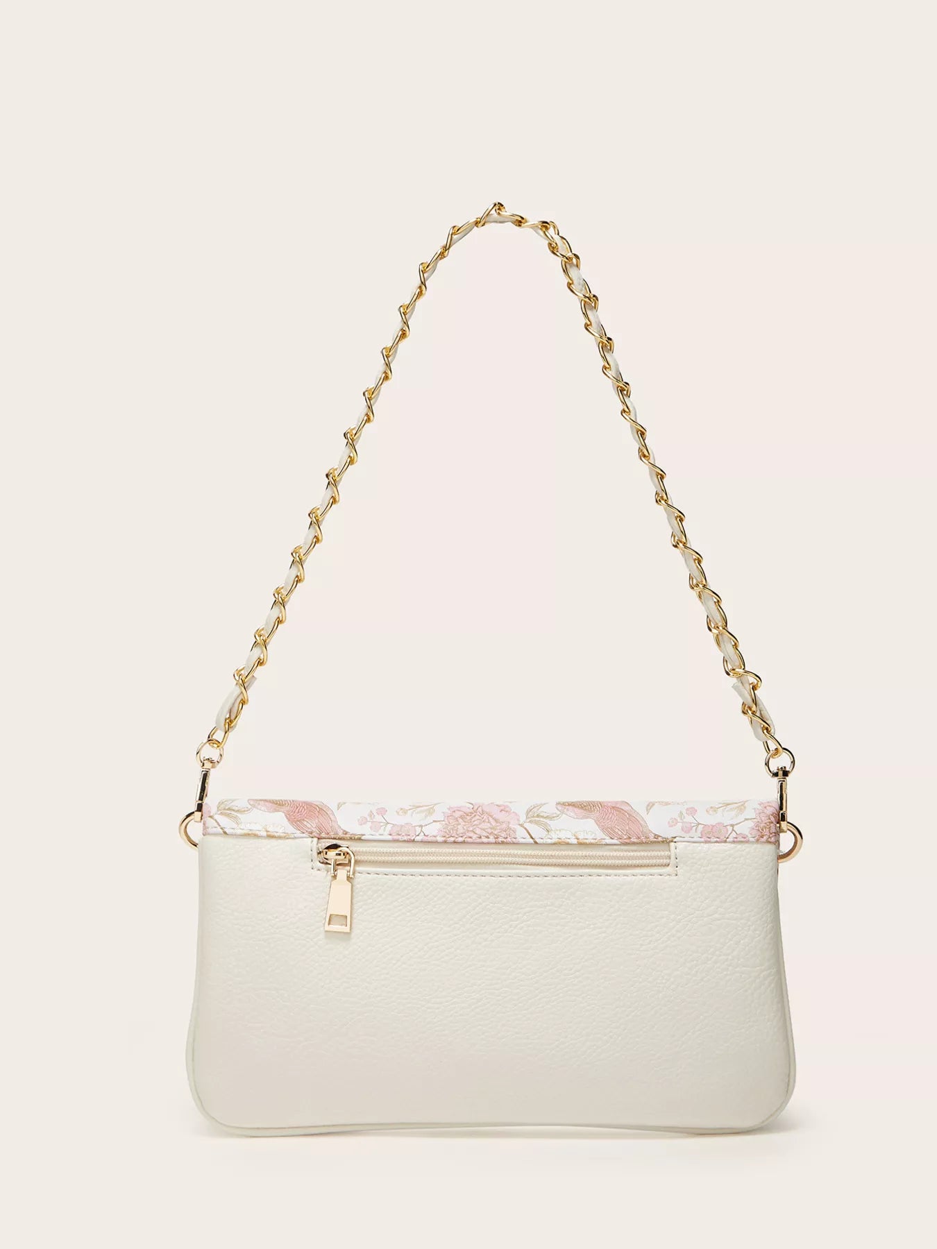 Floral Chain Shoulder Bag