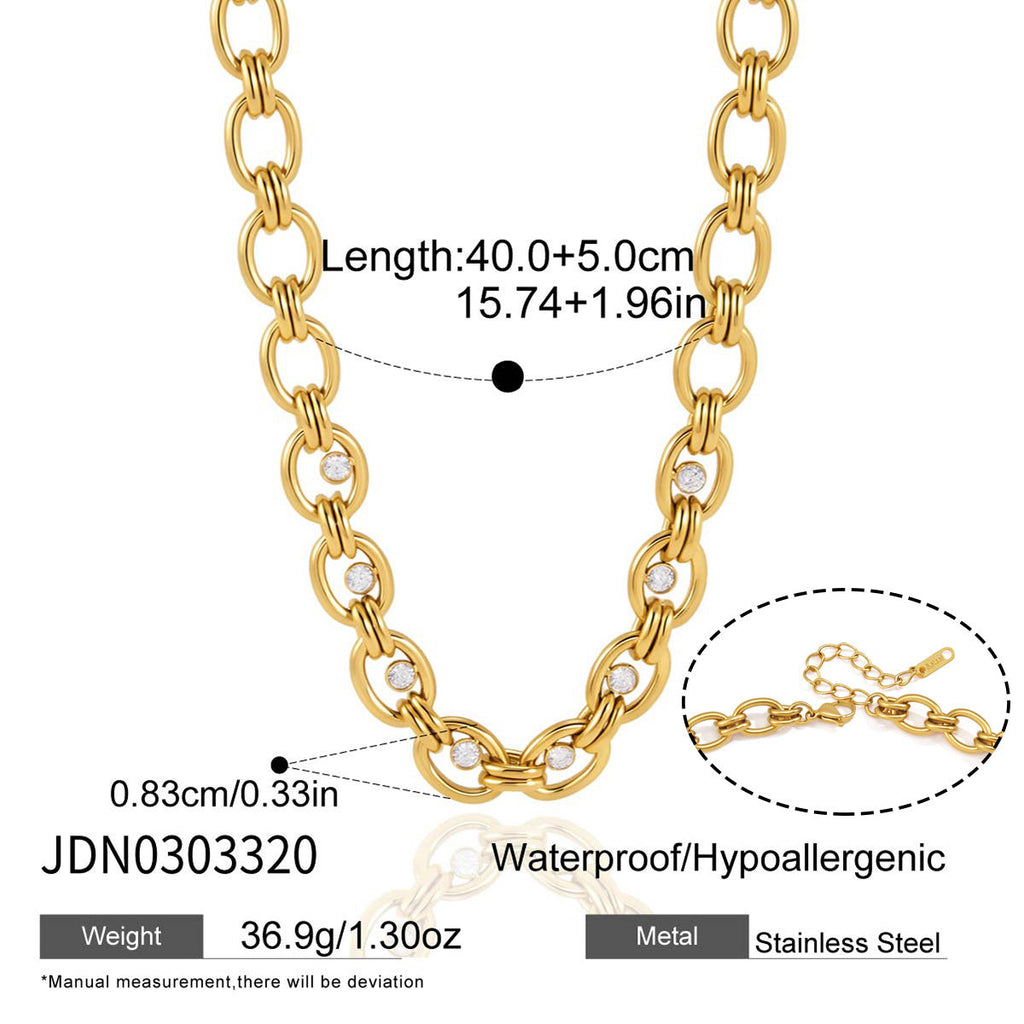 Zircon Chain Jewelry Collection