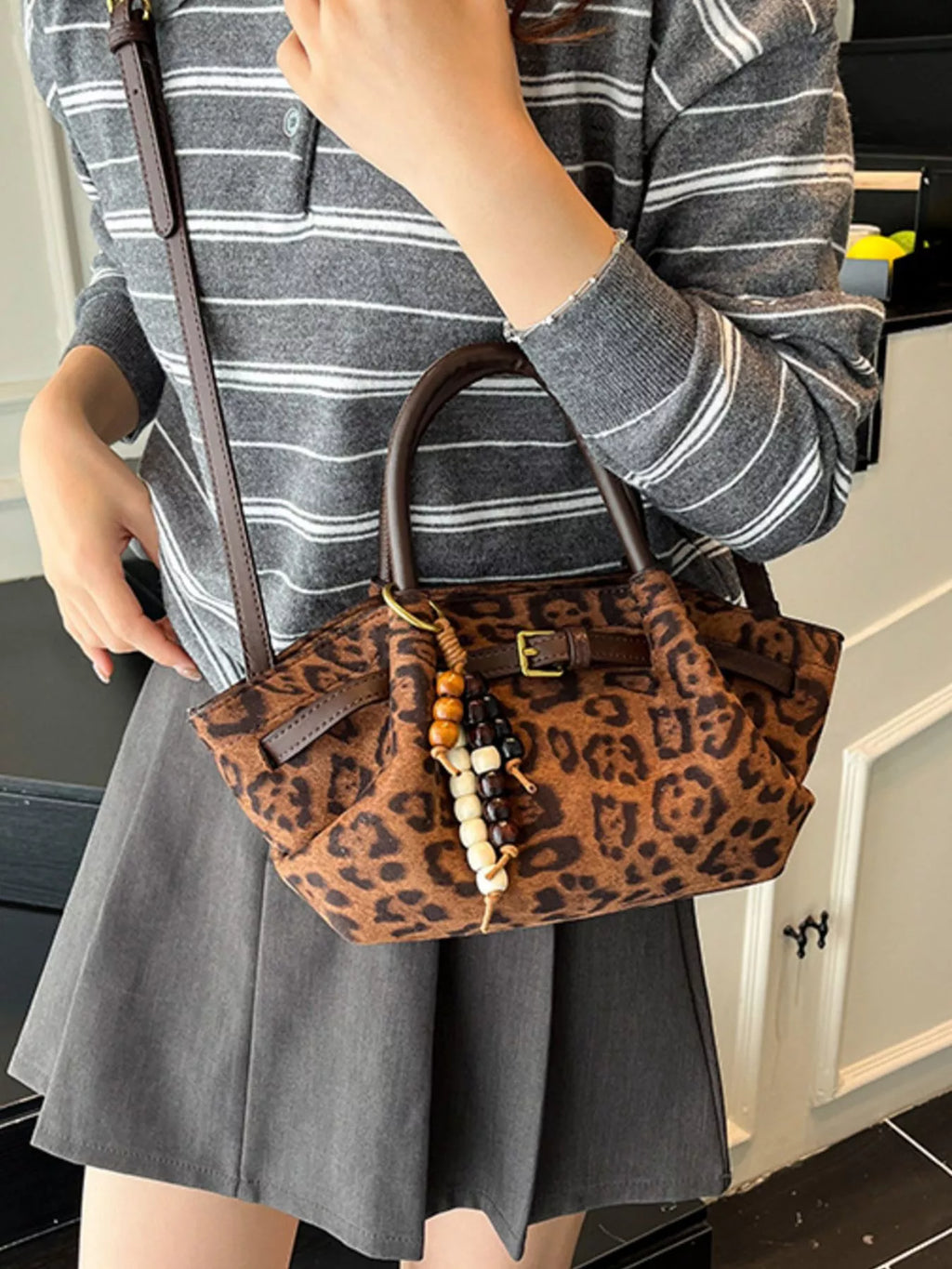 Buckle Decor Tote Bag