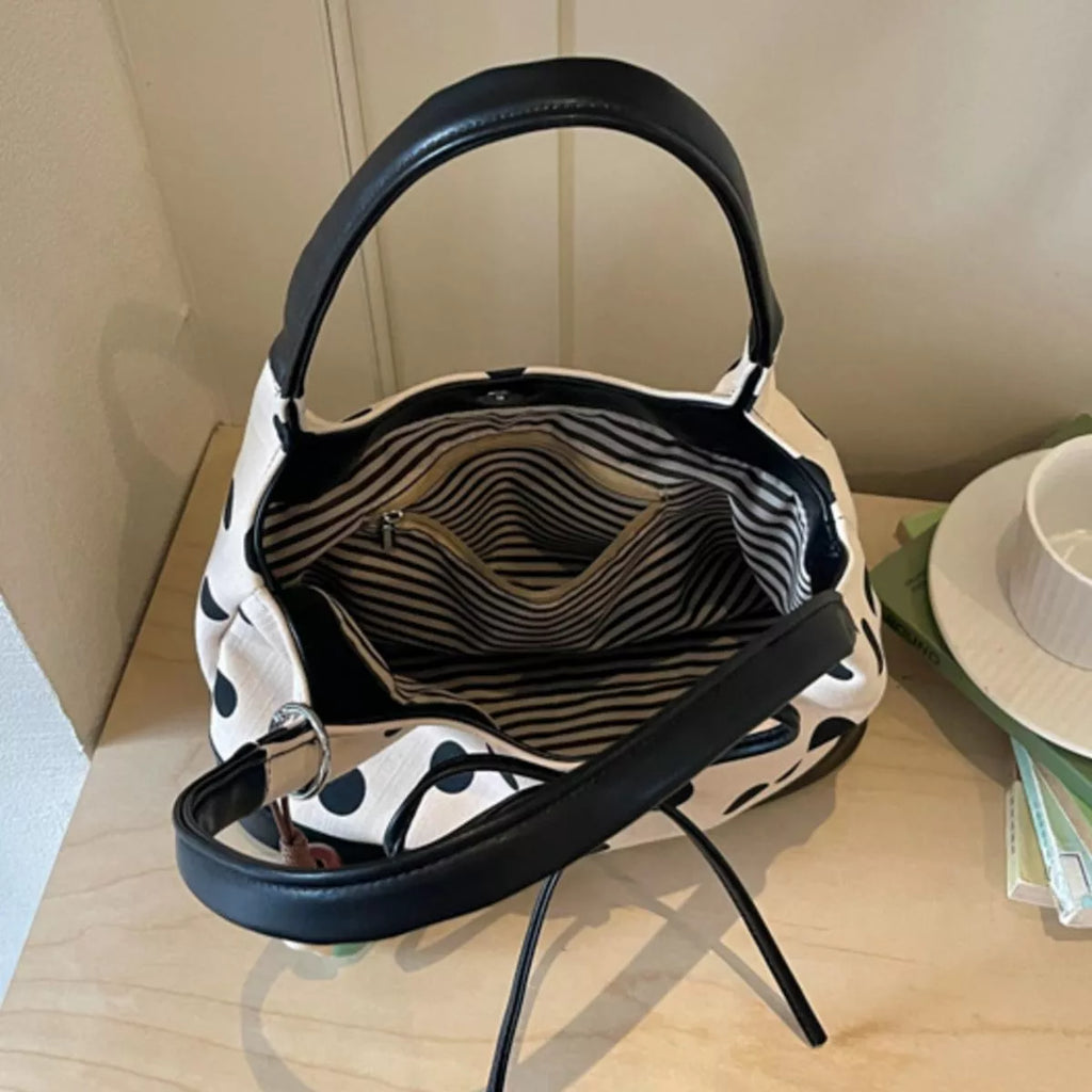 Polka Dot Shoulder Bag