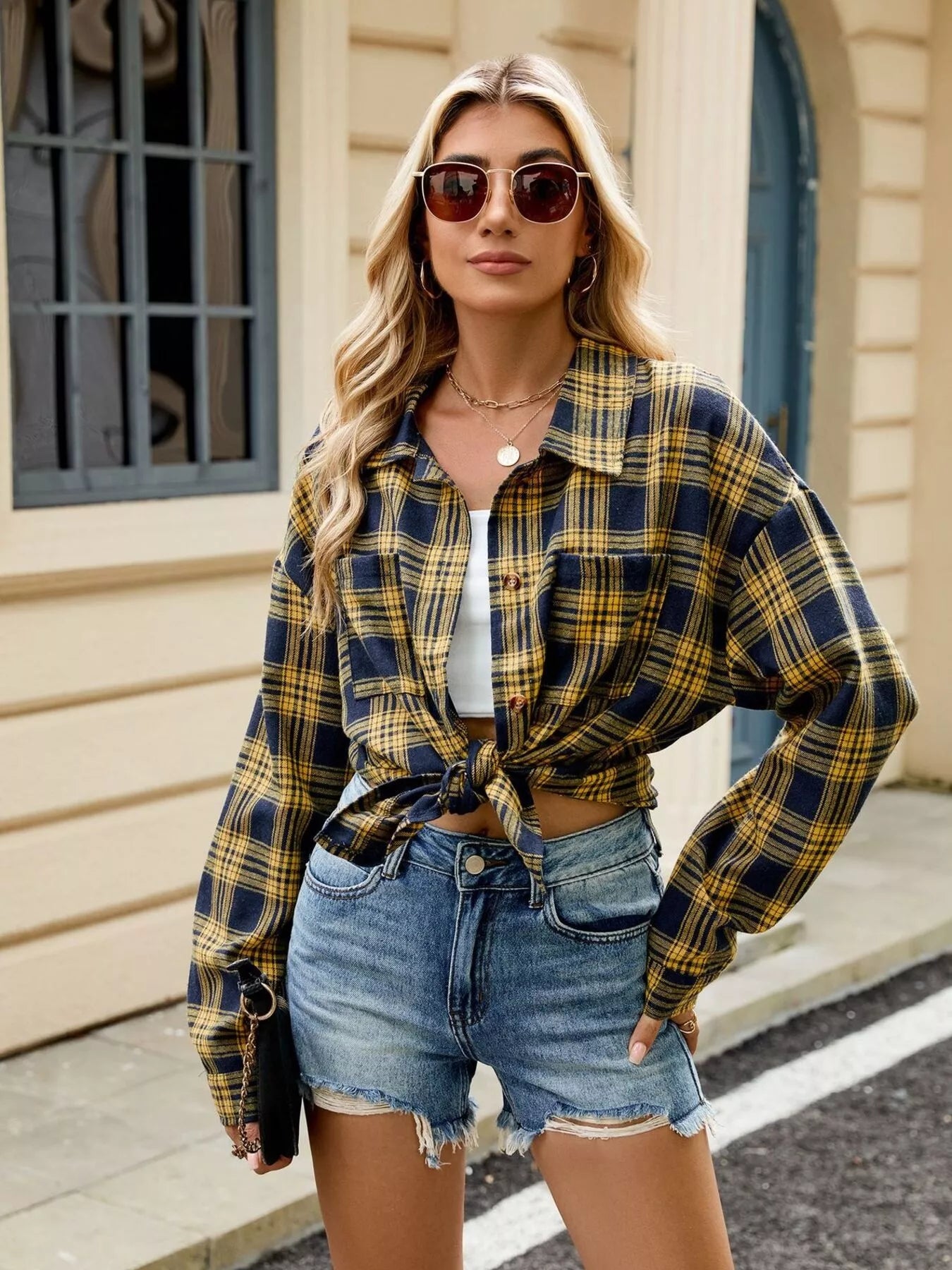 Plaid Button Up Shirt