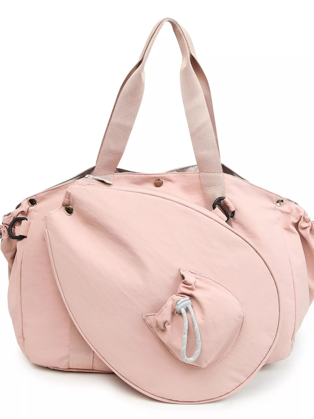 Sporty Duffel Bag with Integrated Racket Holder